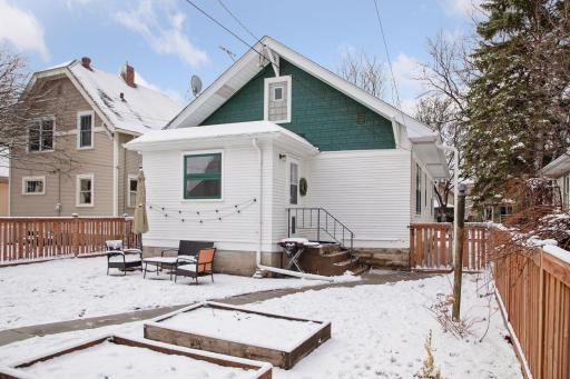 Spacious fenced in backyard perfect for entertaining friends and family