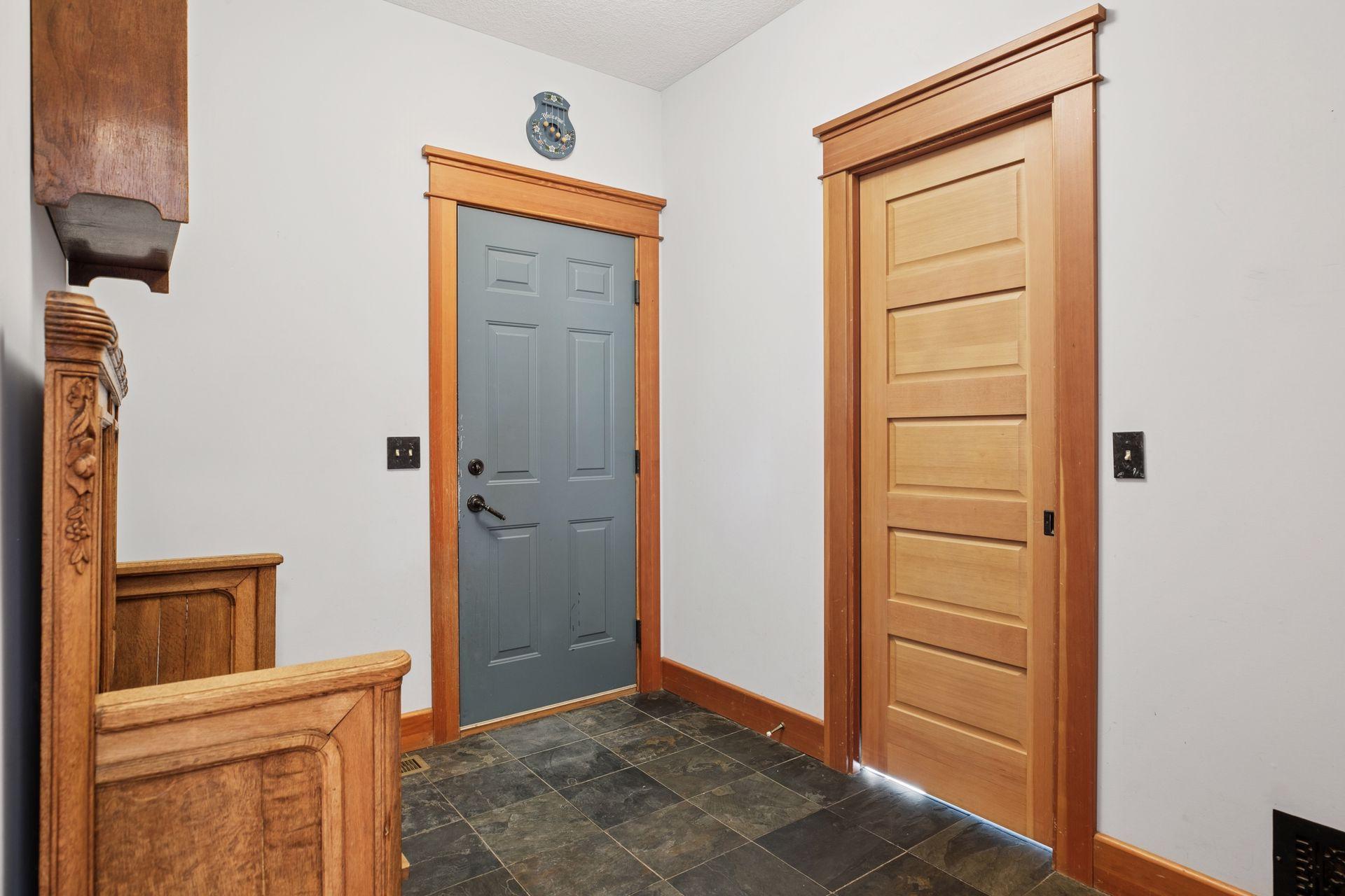 Large closet off mud room