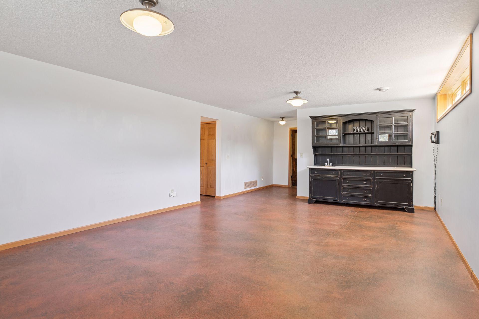 Lower level family room