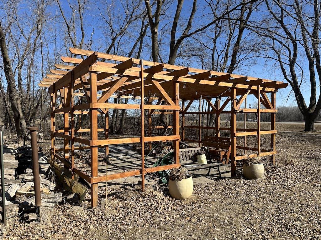 Pergola w/ Fire Pit