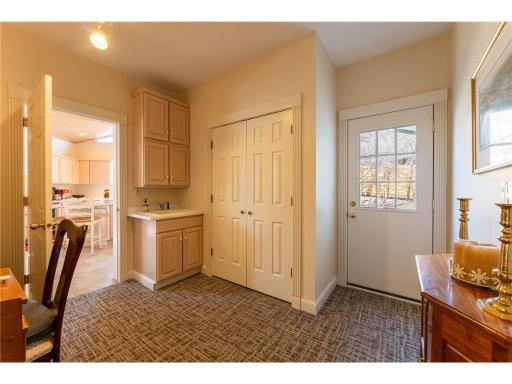 Mudroom. Space for Main Level Washer & Dryer