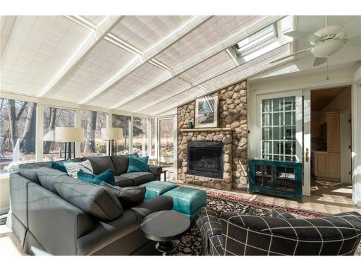Conservatory w/Retractable Ceiling Shades