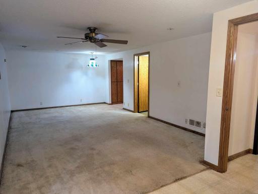 Lower level walk out family room