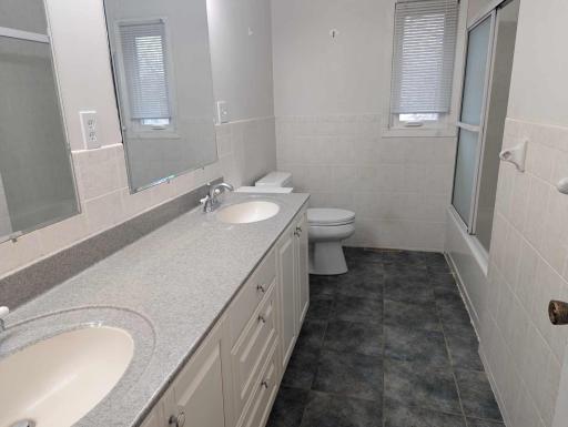 Main level bathroom - double sink vanity