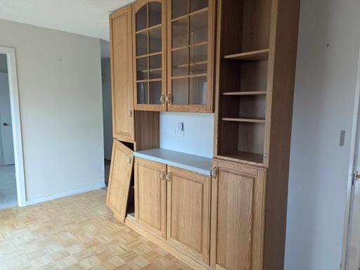 built in cabinetry in kitchen