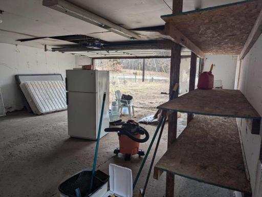 Inside of garage