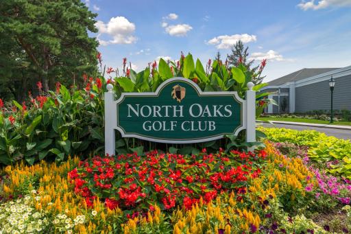 A Short Drive or Walk to the North Oaks Golf Club