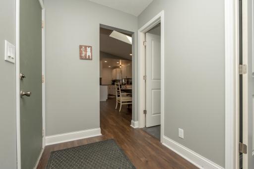 Garage entry area includes access to the 1/2 bath and laundry room