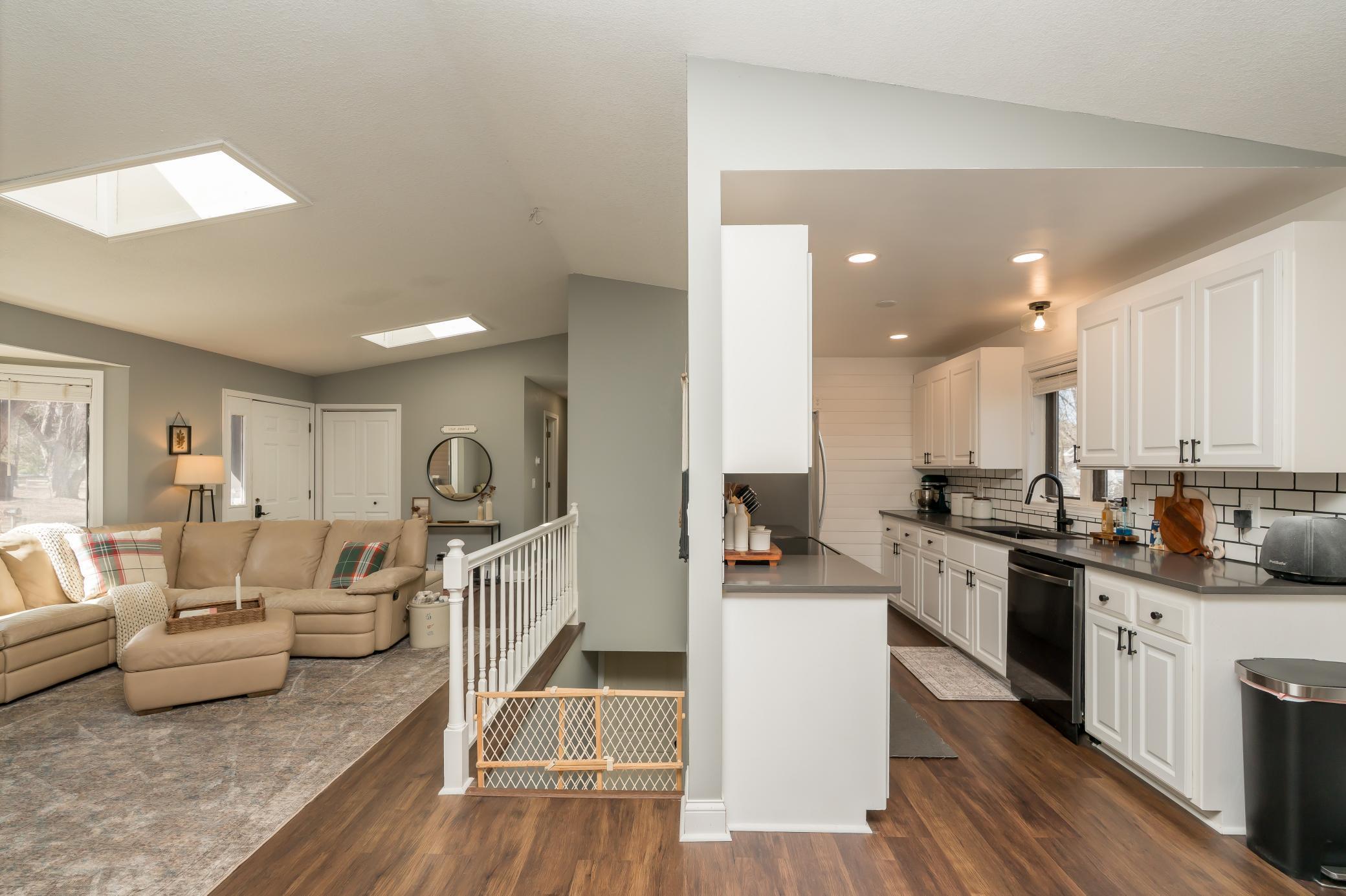 Great flow from the kitchen, dining to living space and more!