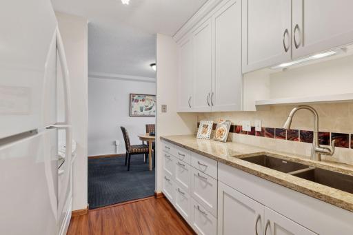 Kitchen - no dishwasher but it is plumbed for one