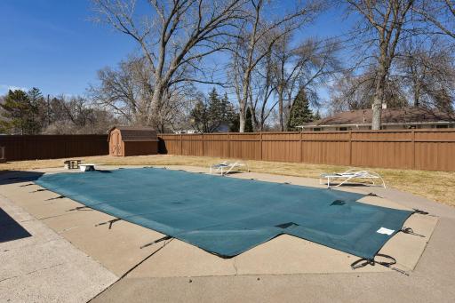 Beautiful, well cared for inground pool for a ton of summer fun!