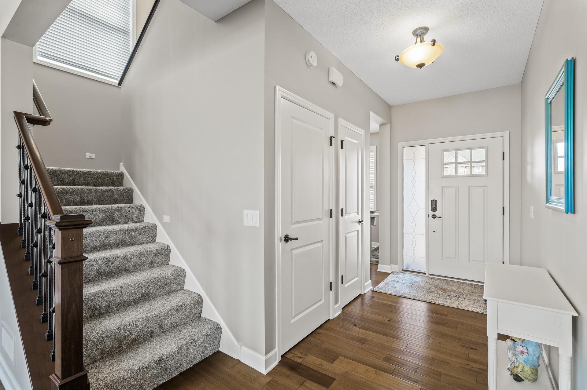 Welcome friends and family in this spacious entrance.
