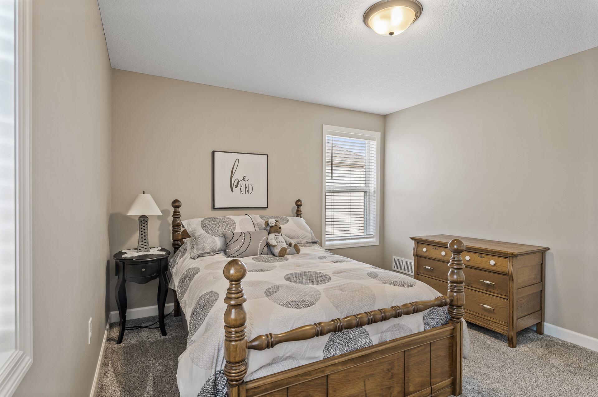 Neutral colors create versatility in each room, making it ideal for a guest bedroom, home office, playroom, or any other use you can imagine.