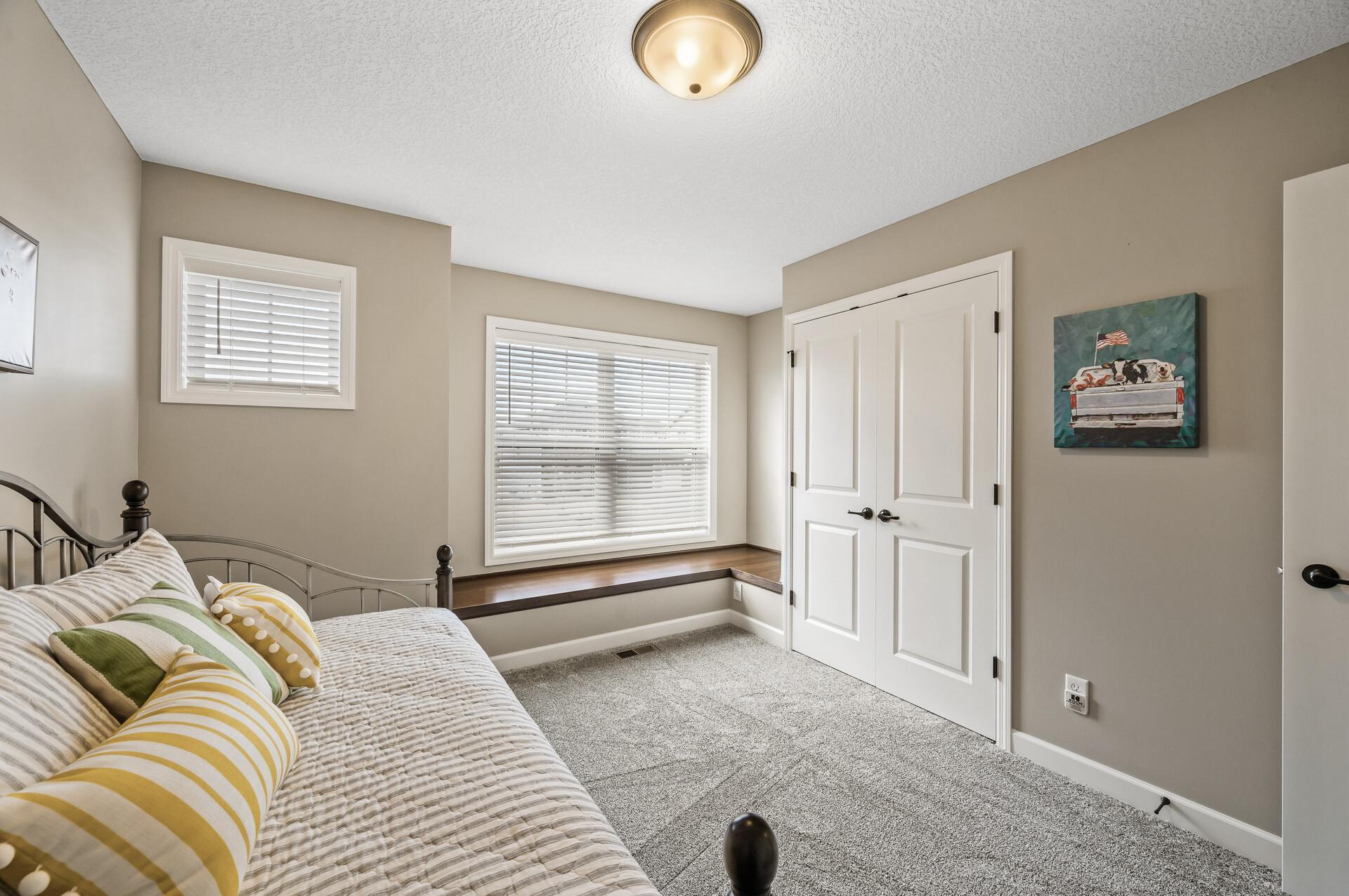 Each bedroom has a generous closet perfect for storing and organizing all your personal belongings.