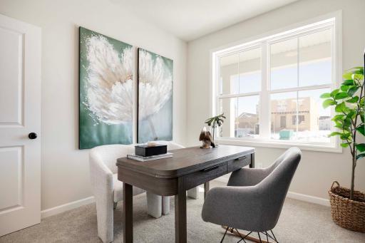 Office or bedroom you decide! Photos are from previously built home; features and options will vary.