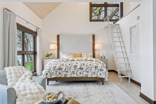 Fun bonus loft in primary suite