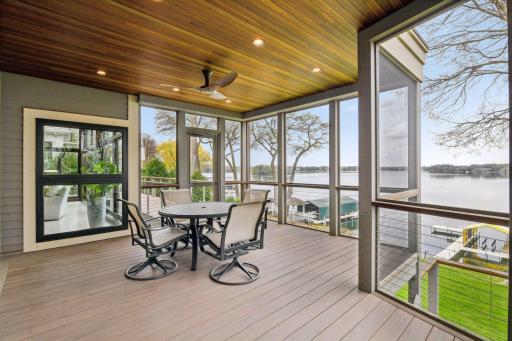 Perfect Screen Porch off Dining room/Main Floor