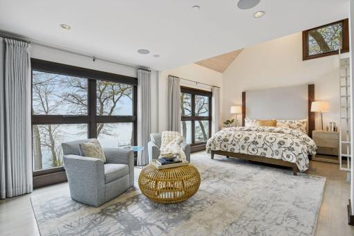 Main floor primary suite - views for miles