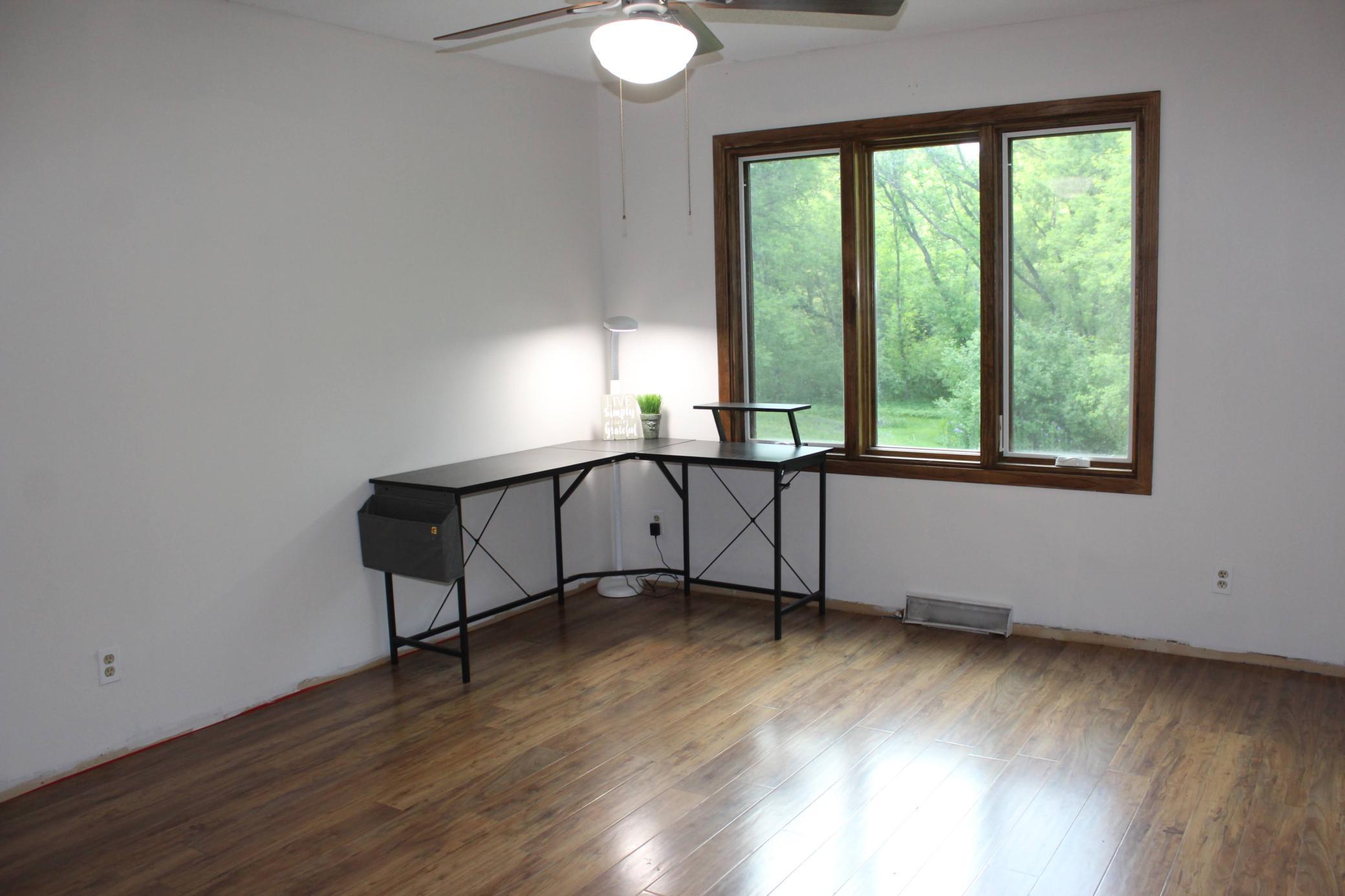 Bedroom #2 looks out over the Backyard!