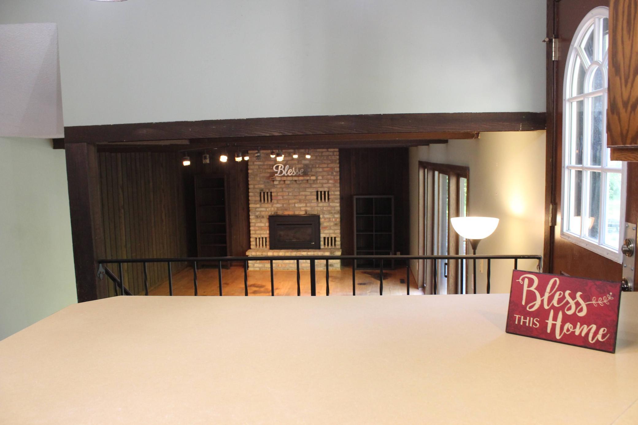 View from Kitchen into the Family Room