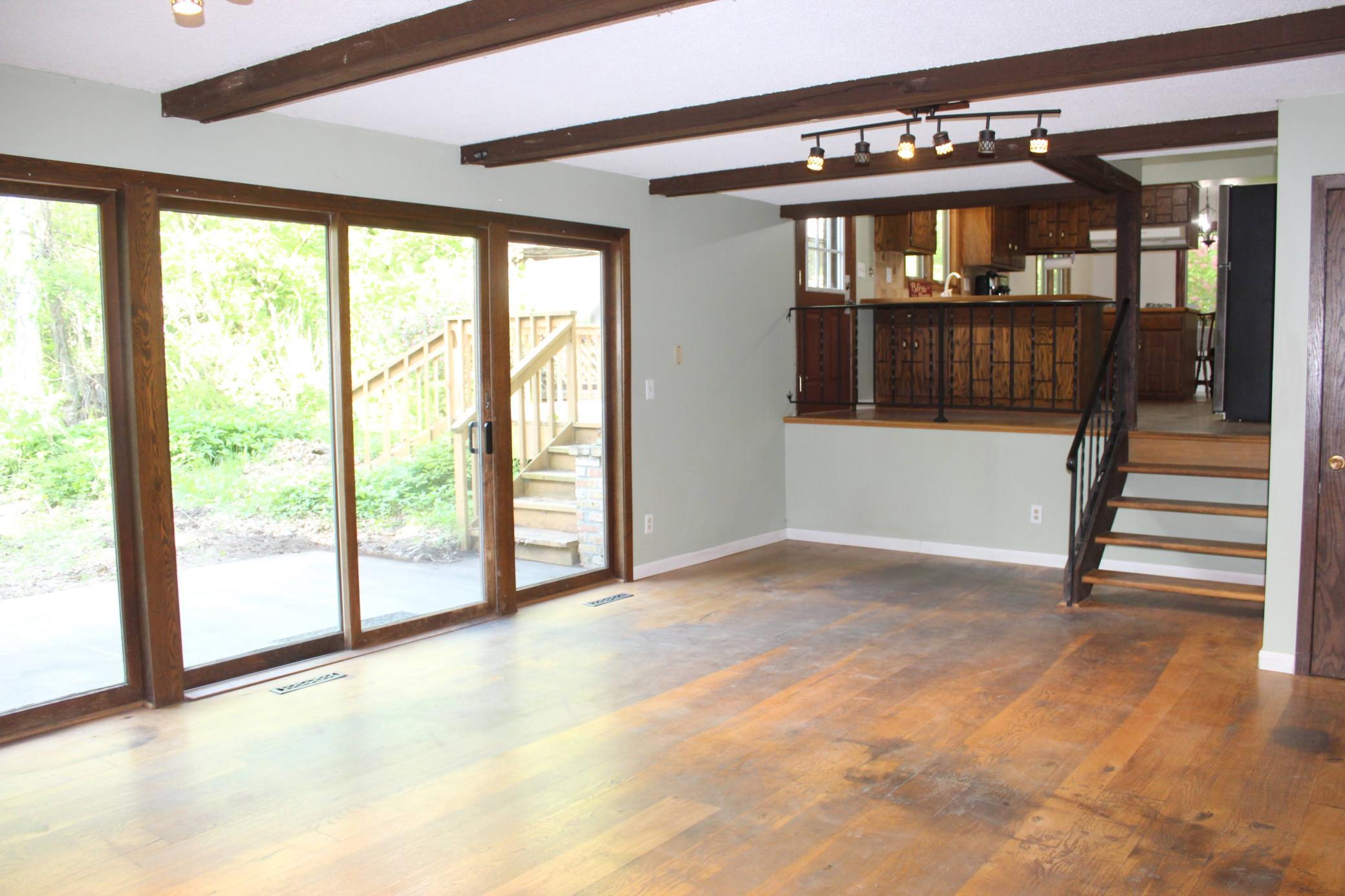 What a great space. With a new floor, this room will be exceptional!!!