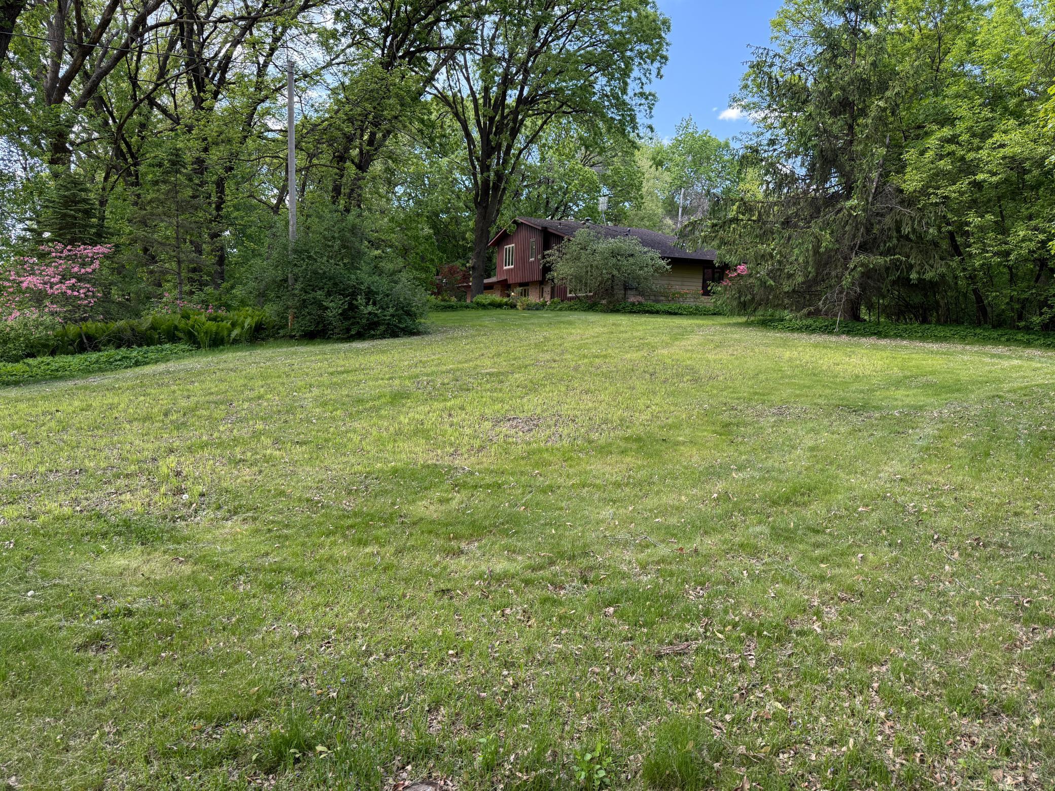 This is from the front corner of the lot - so much space and privacy!