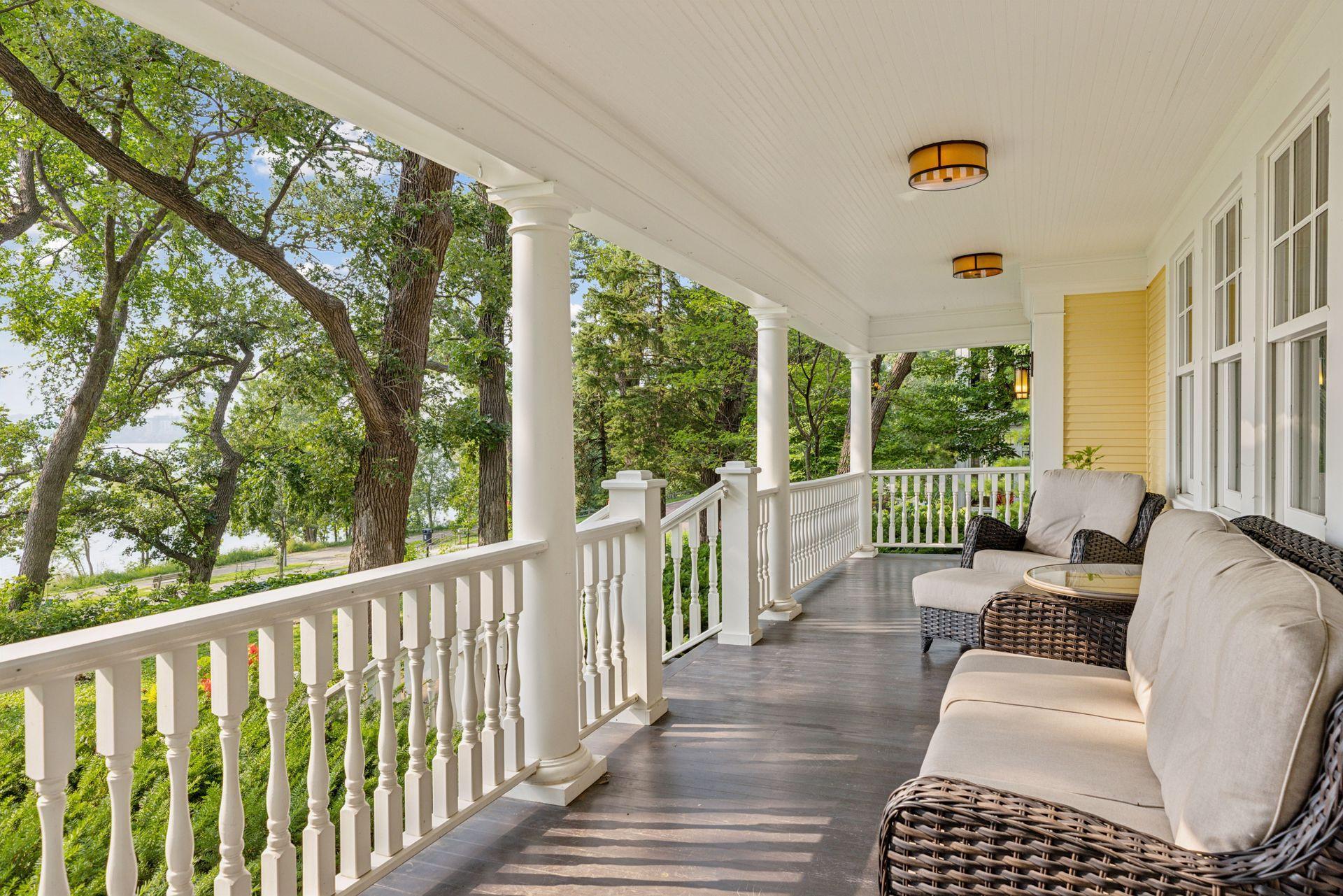 33x8 Classic west-facing front porch perfect for morning coffee or the best sunset views in Minneapolis.