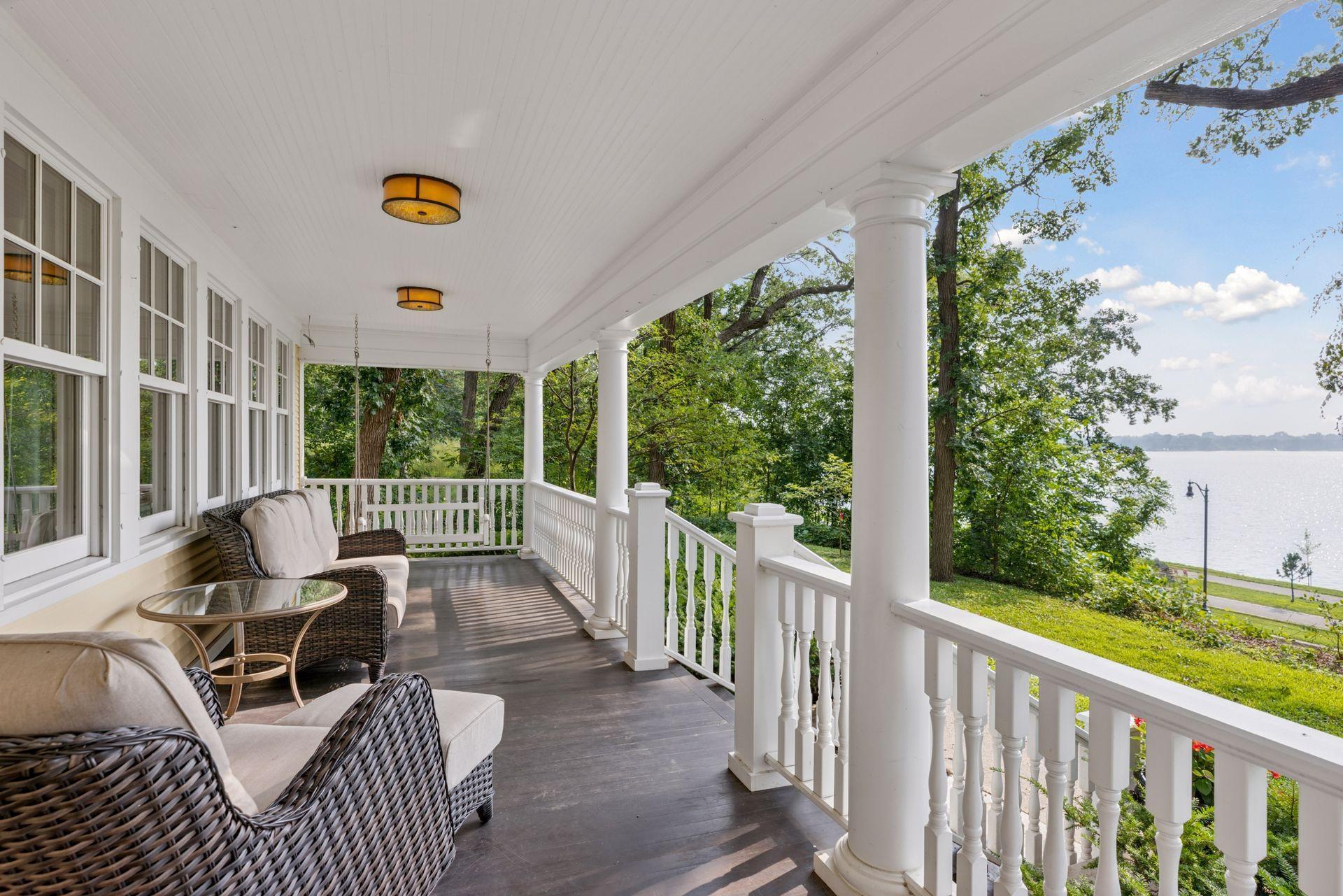 33x8 Classic west-facing front porch perfect for morning coffee or the best sunset views in Minneapolis.