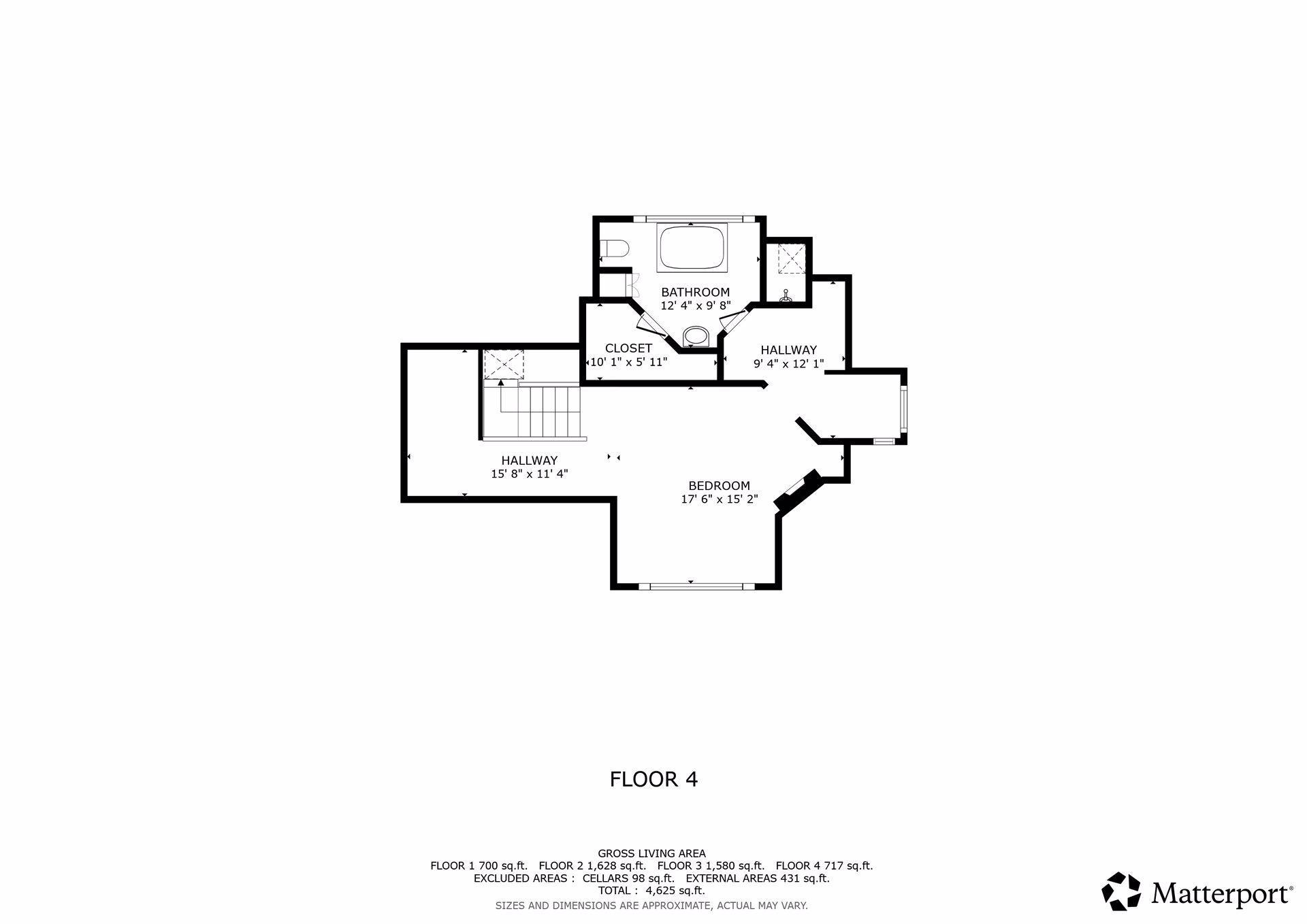 3rd Level Floor Plan.
