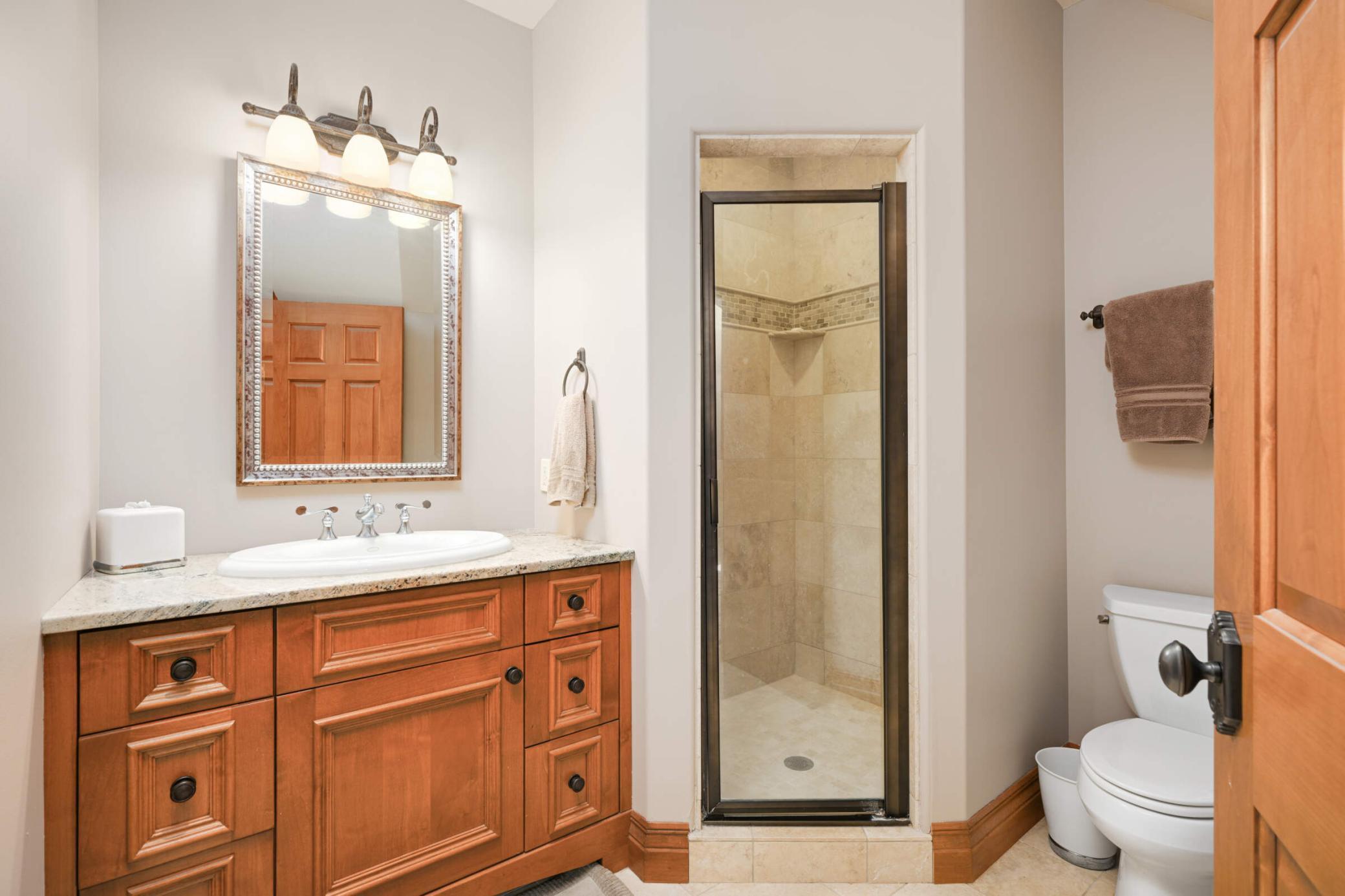 Bathroom off office upstairs