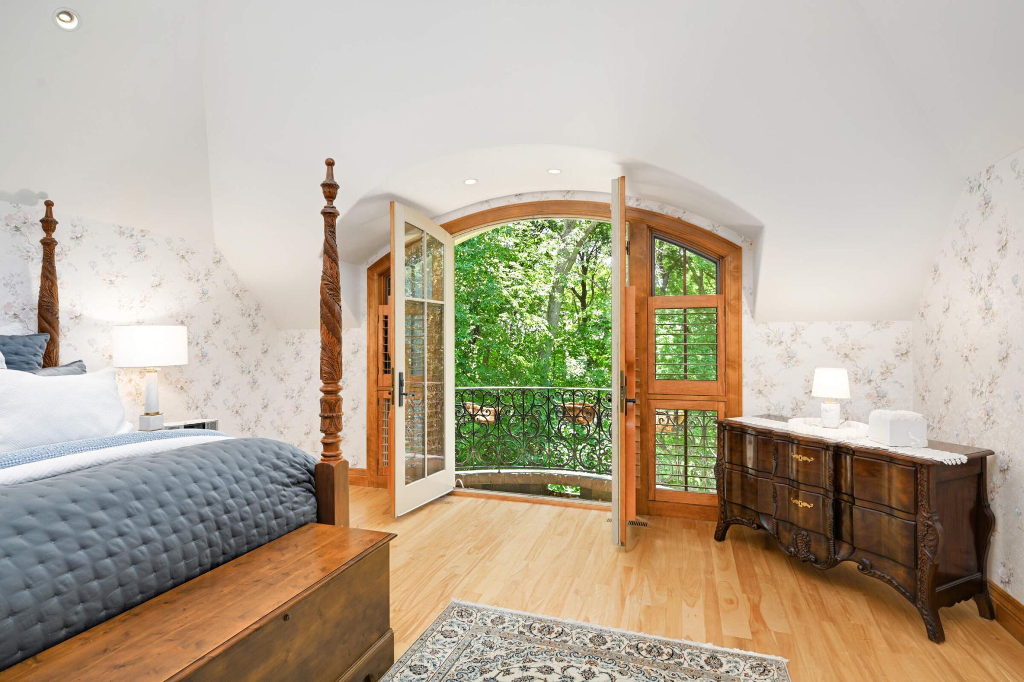 Balcony off primary bedroom