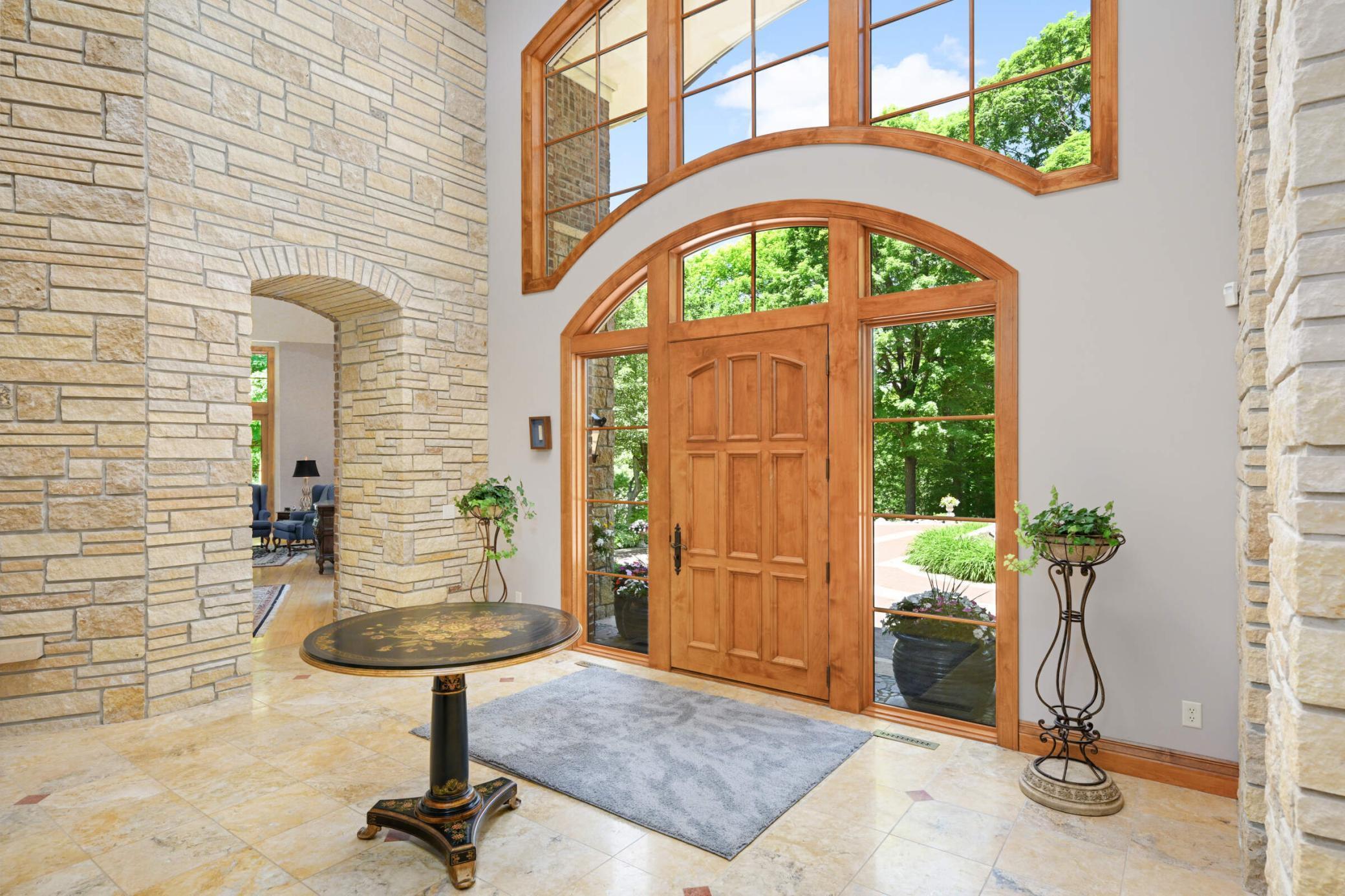 Large windows provide lots of natural light