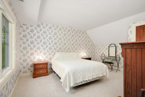 Upper level bedroom in guest house