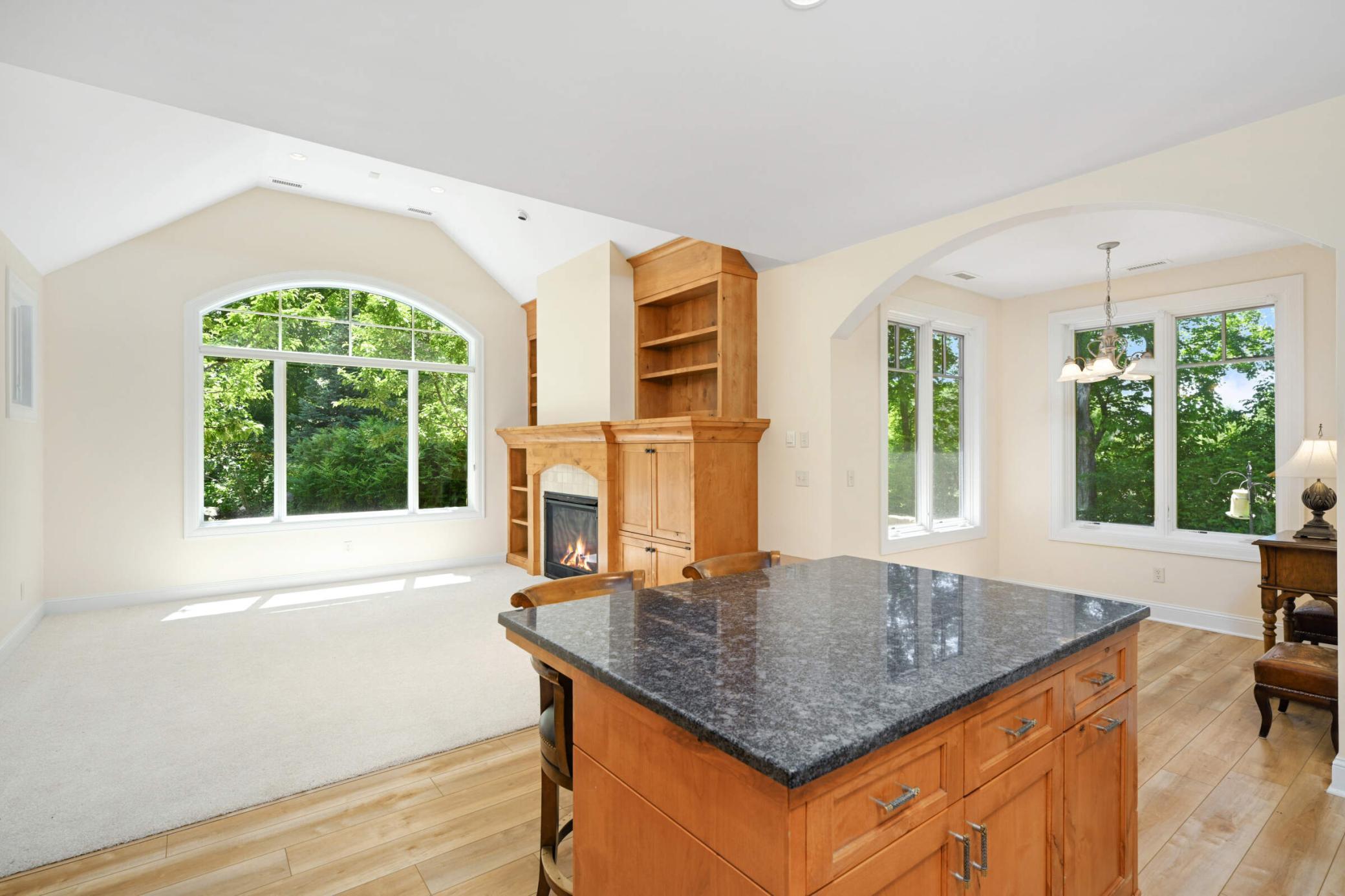 Open concept in guest house