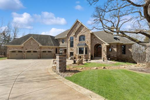Custom 1-owner 4 bed/6 bath home nestled on 10 wooded acres! No detail spared, this home is a perfect for entertaining but also provides the ultimate private retreat. There is an elevator for easy access to all (3) stories