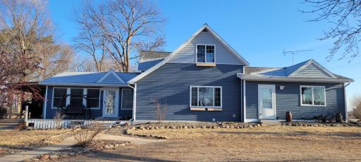 Front view of the house