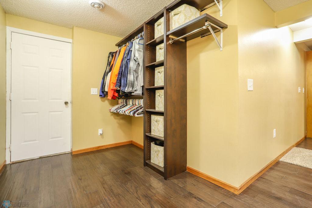 Basement mudroom & garage entry