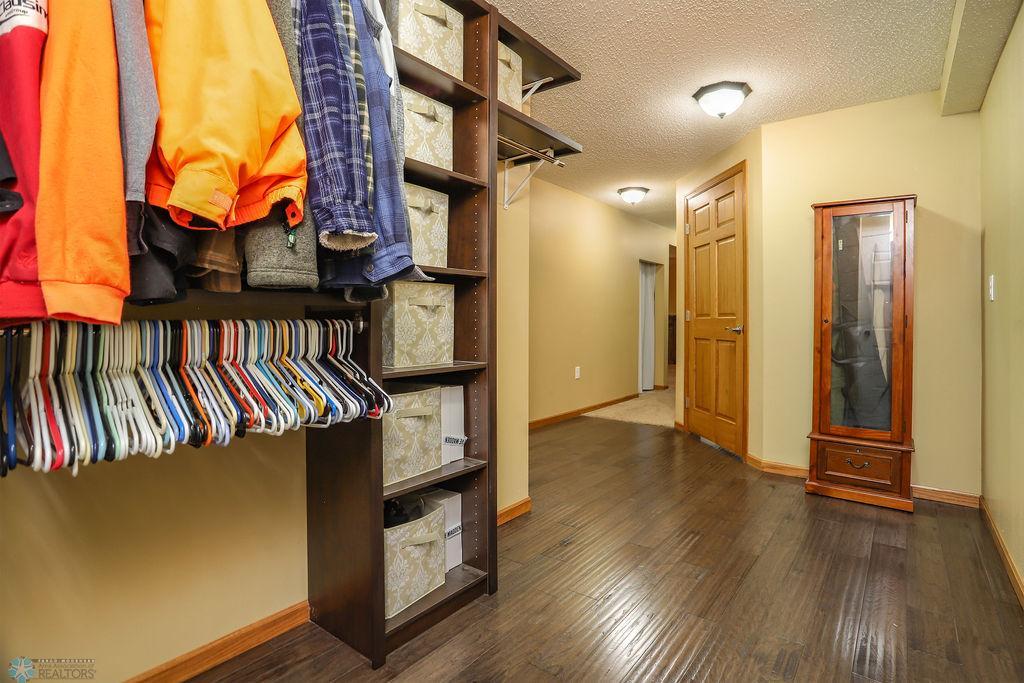 Basement mudroom