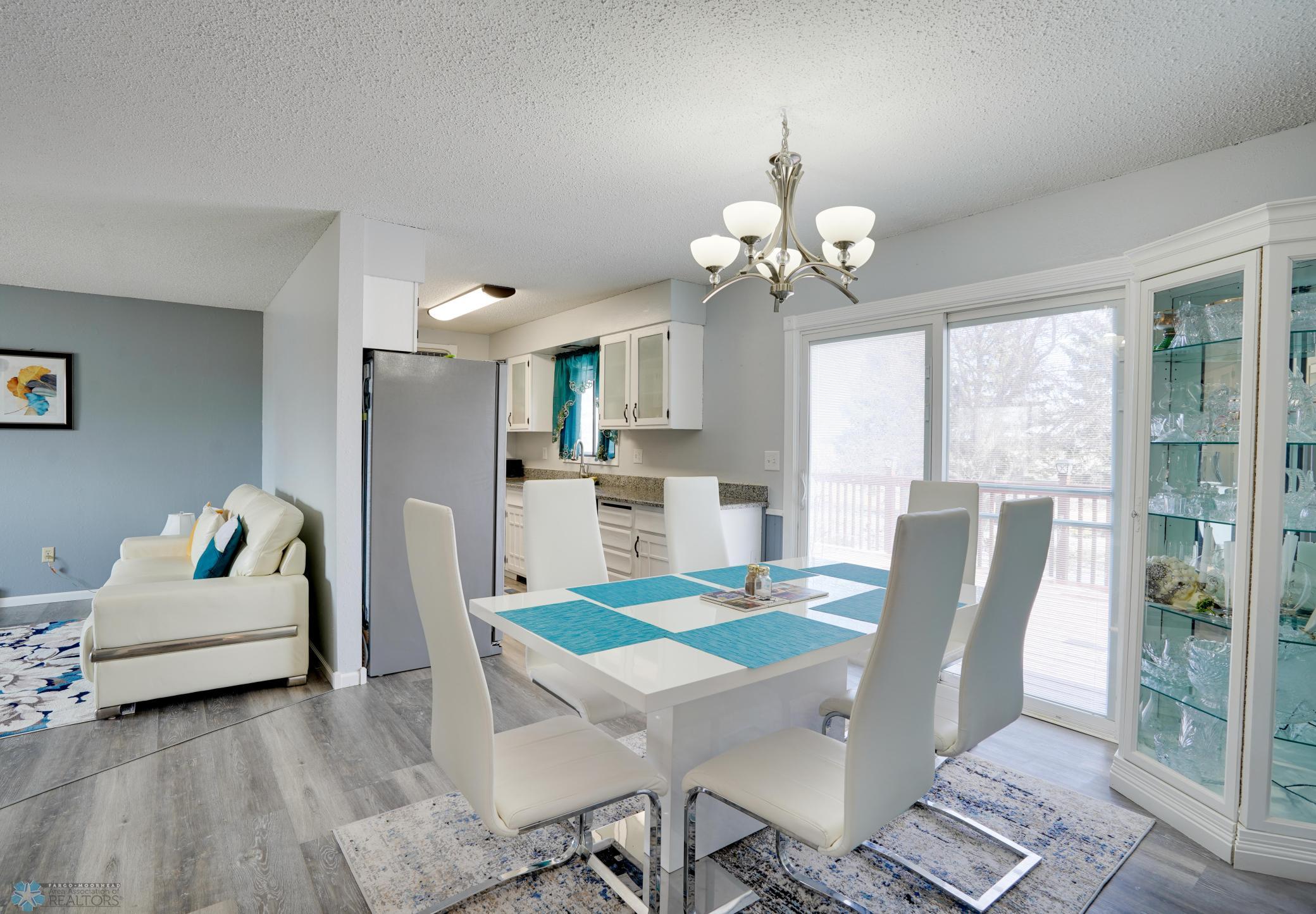Dining view to Deck & Kitchen