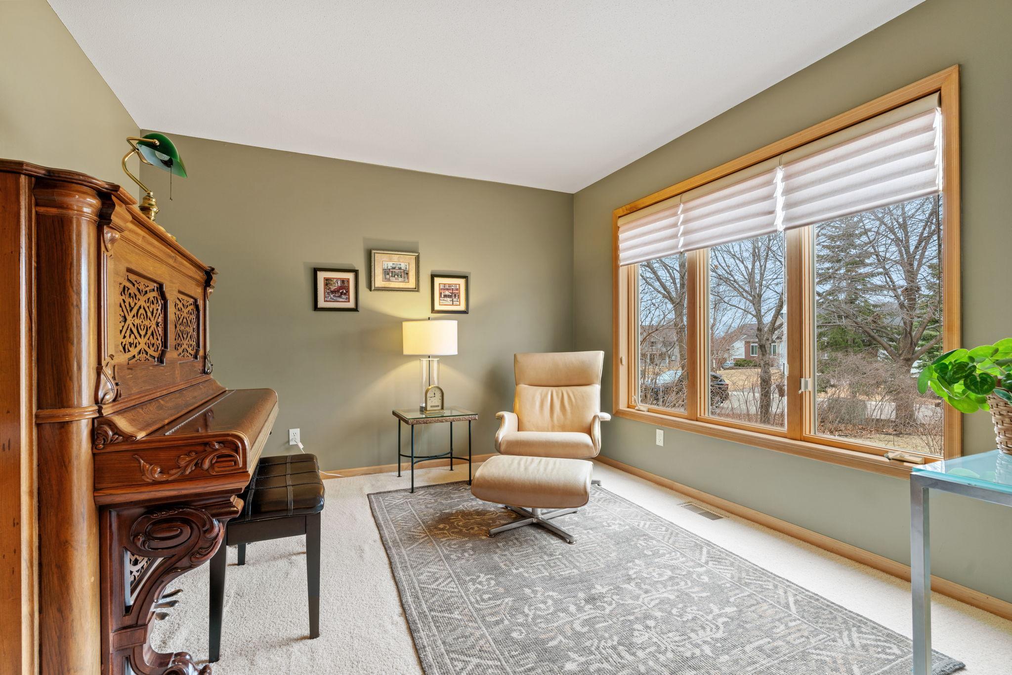 Main level office/music/playroom.