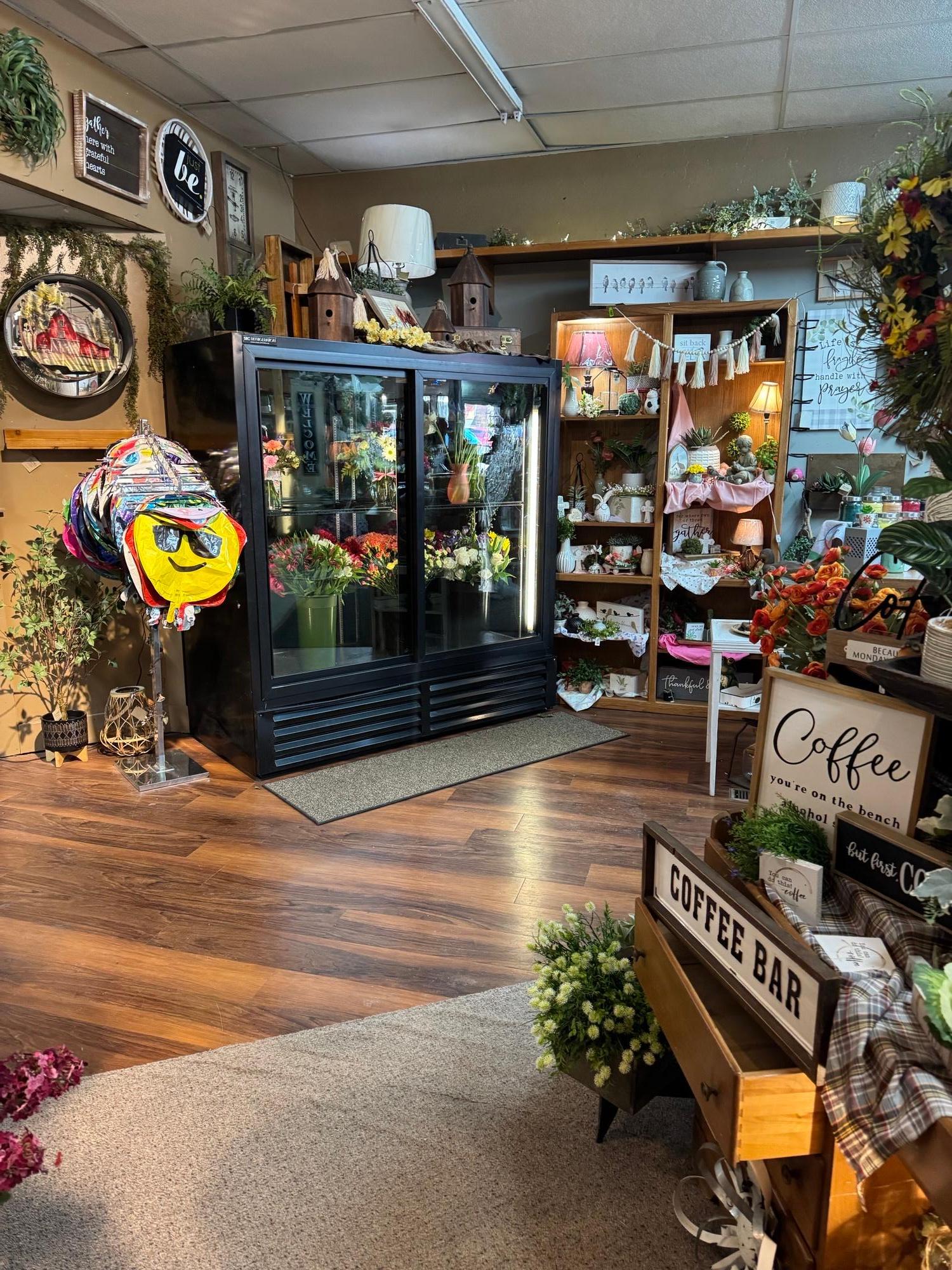 refrigerated floral display