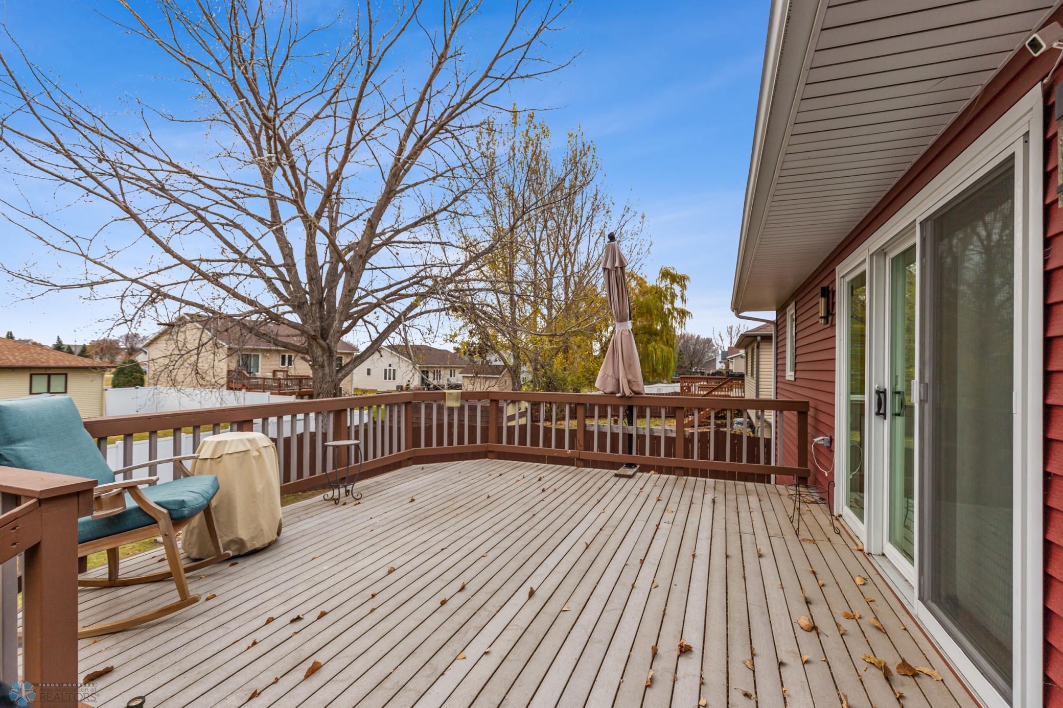 Fall Photo - Deck with maintenance free decking material