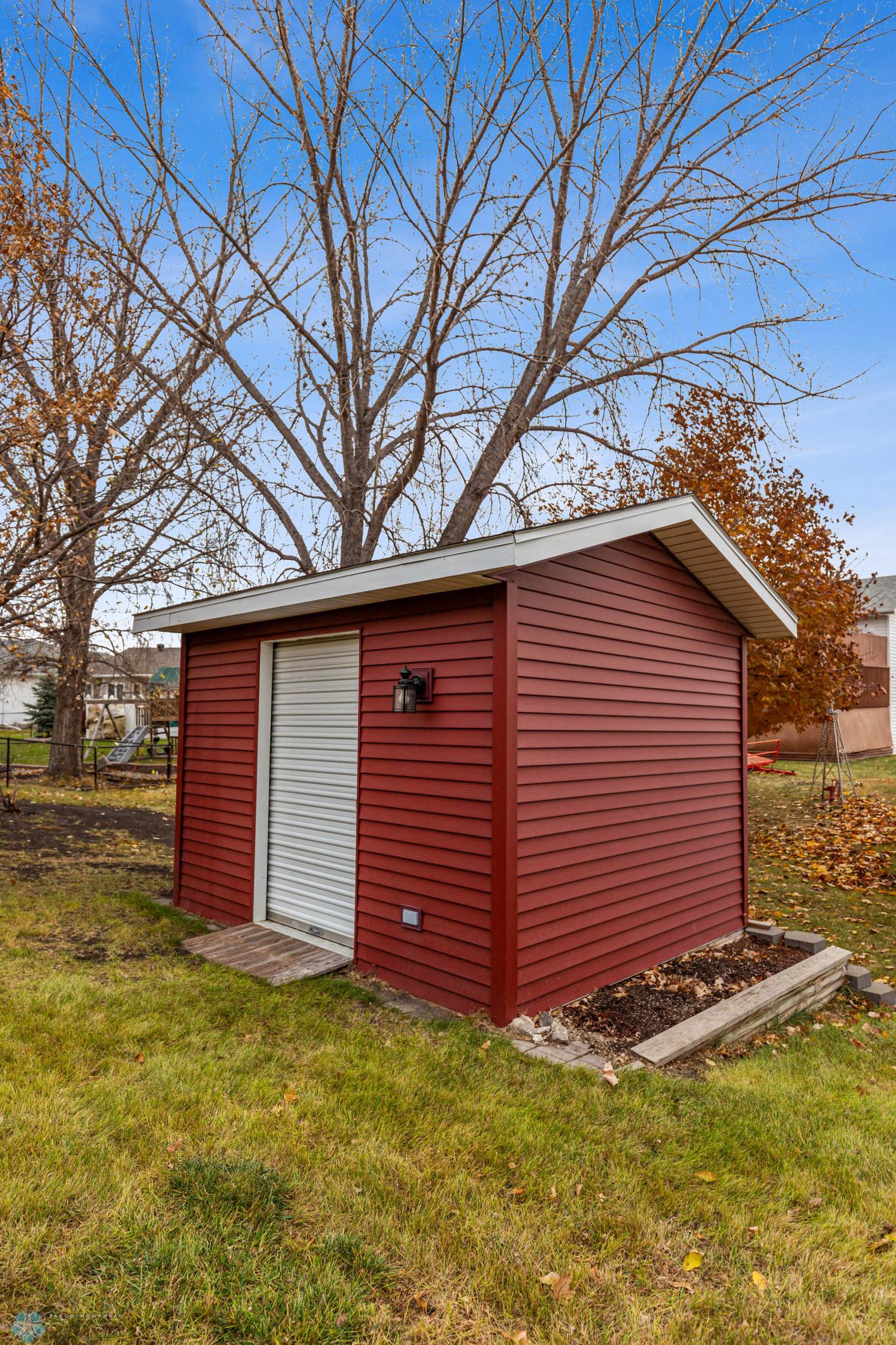 Fall Photo - Storage Shed is approx 8x10 and has power!