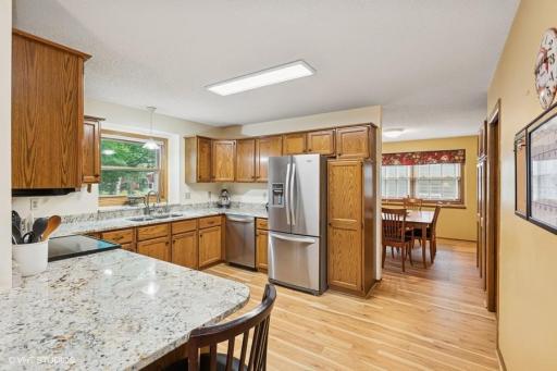 And, just past kitchen is the formal dining room