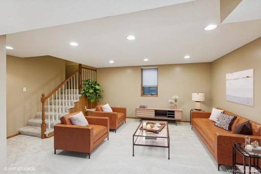 Here's a photo with virtual furniture placement, showing the use of space in this area.