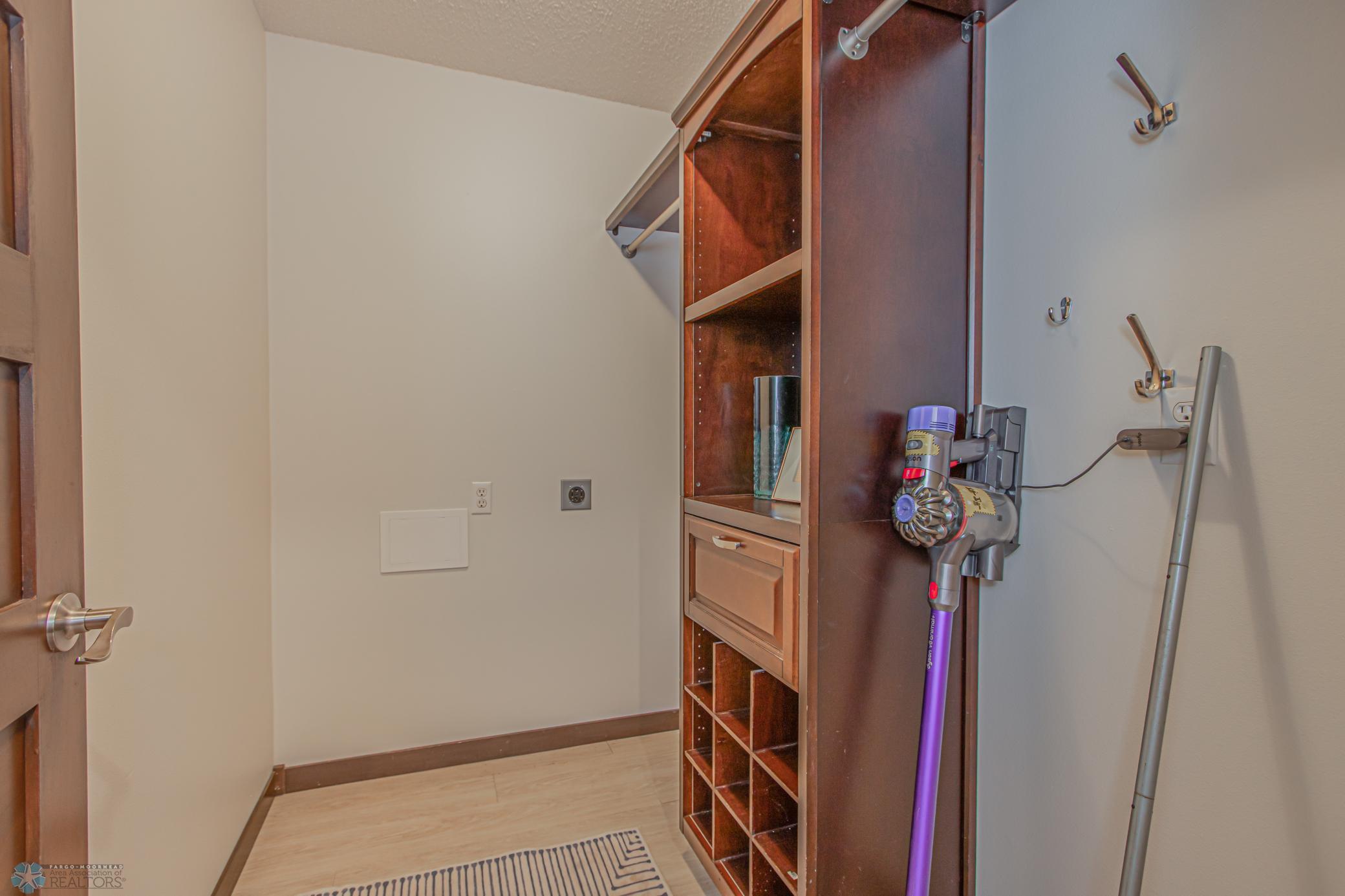 Spot for main floor laundry