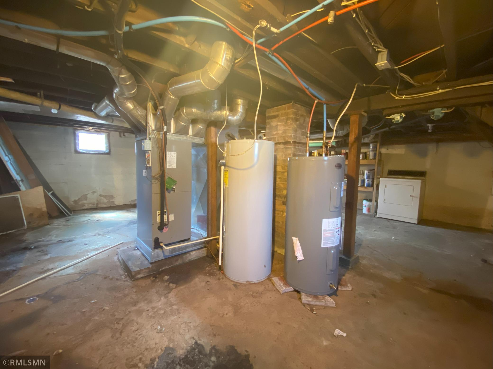 Newer furnace & water heater
