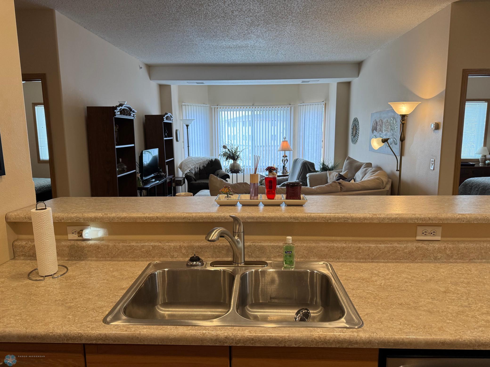 View to living room