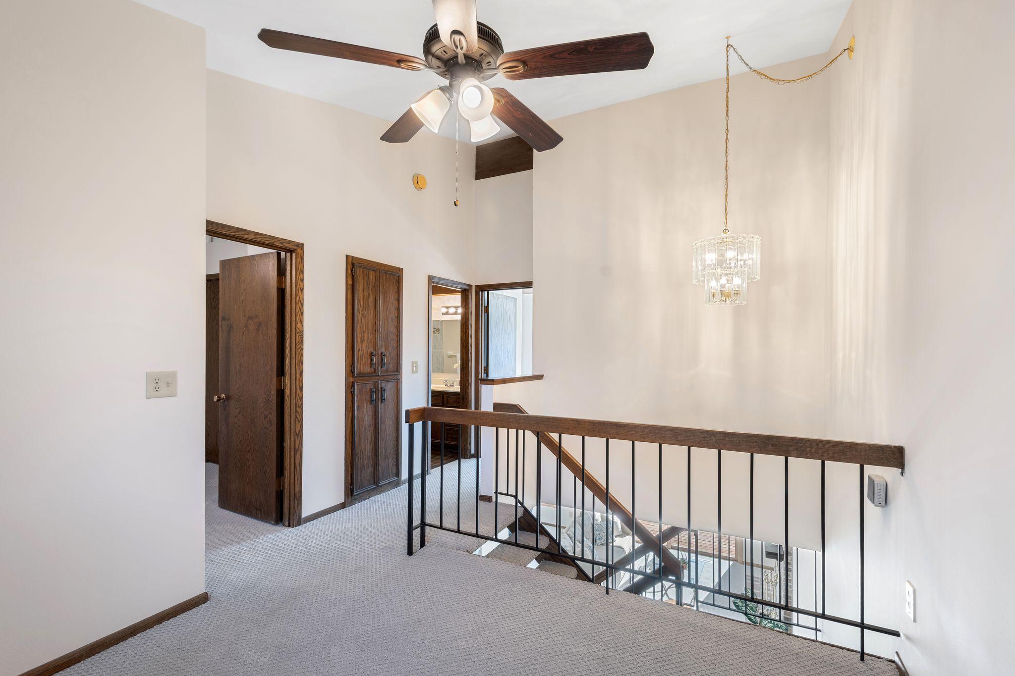 Loft area on upper level