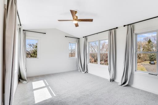 The temperature in the ownerâs suite can be controlled independently of the rest of the home.